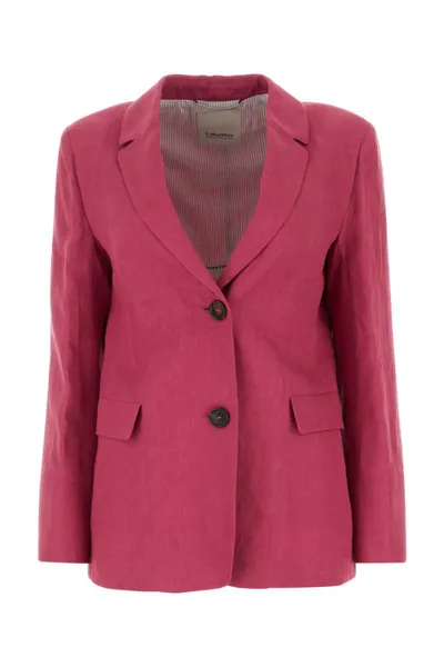 's Max Mara Sofia Blazer Jacket In Purple