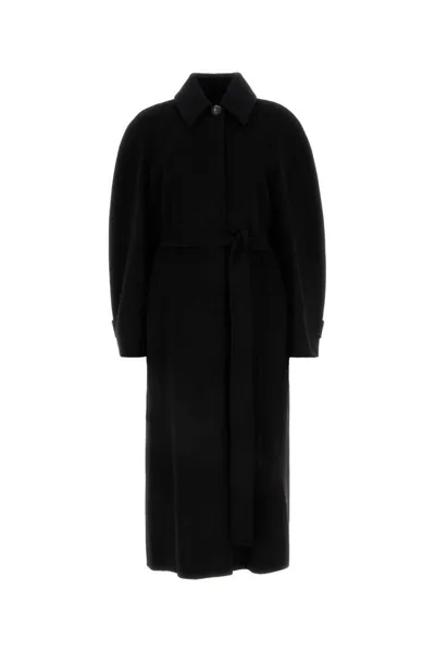 Sportmax Coats In Black