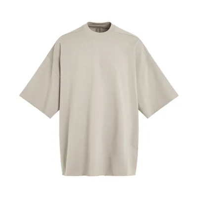 Rick Owens Heavy Jersey Tommy T-shirt In Pearl