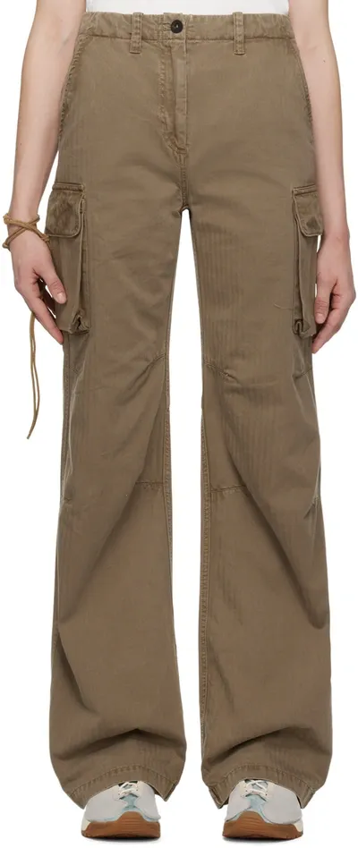 Our Legacy Peak Cargo Pants In Khaki