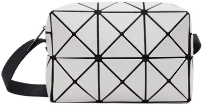 Bao Bao Issey Miyake Off-white Cuboid Bag In Light Gray