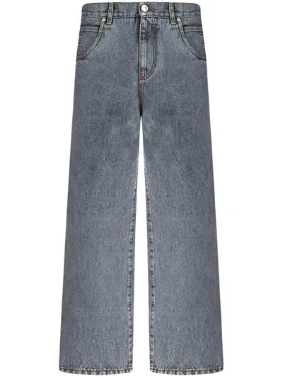 Etro Trousers In Denim