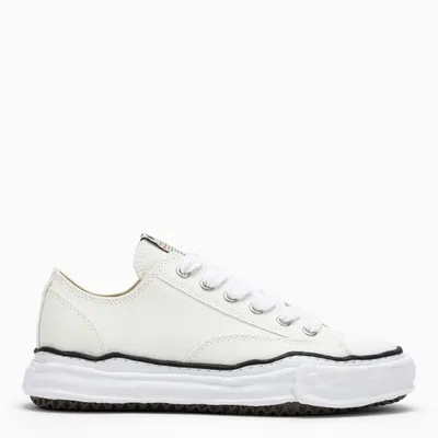 Miharayasuhiro Maison Mihara Yasuhiro White Peterson Low Sneakers In Canvas