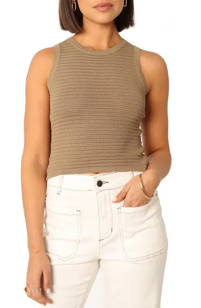 Petal And Pup Womens Maisey Knit Tank In Olive