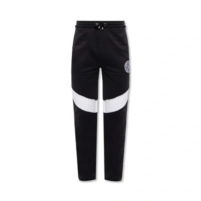 Balmain Logo Sweatpants In Black