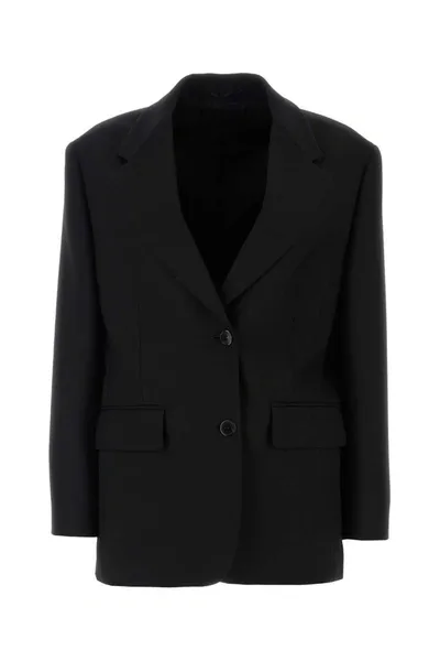 Prada Jackets And Vests In Black