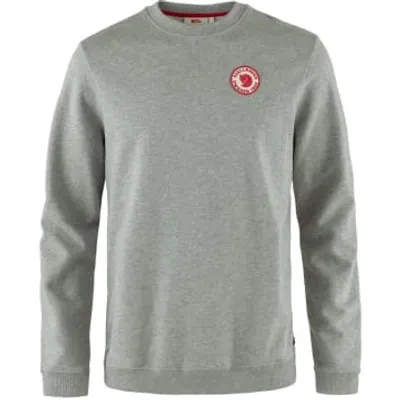 Fjall Raven 1960 Logo Badge Sweatshirt (grey Melange) In Grey/melange 020-999