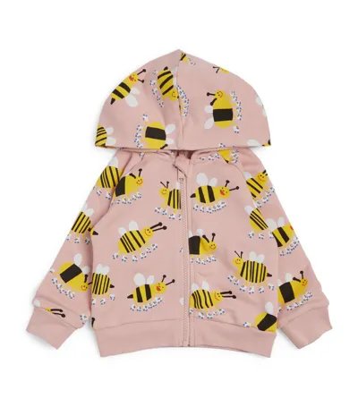 Stella Mccartney Kids' Hoodie Aus Bio-baumwolle In Pink,bunt