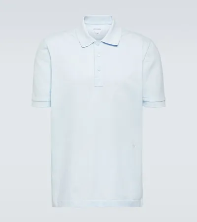 Bottega Veneta Cotton Piqué Polo Shirt In Bubble