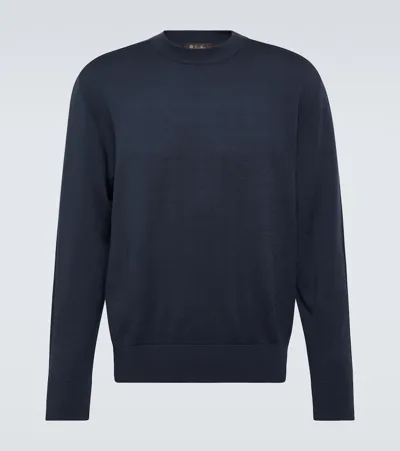 Loro Piana Renai Virgin Wool Crewneck Sweater In S.malo