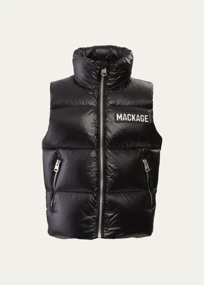 Mackage Black Kane Down Vest