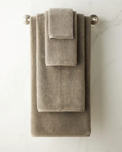 Matouk Marcus Collection Luxury Hand Towel In Steel