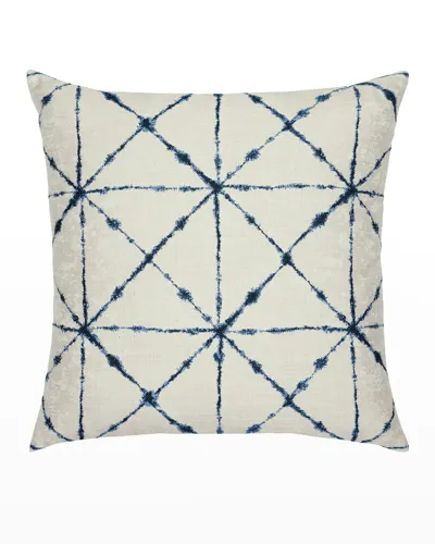 Elaine Smith Trilogy Sunbrella Pillow, Indigo