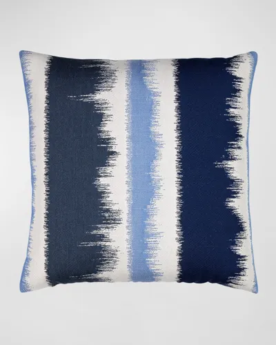 Elaine Smith Murmur Sunbrella Pillow, Dark Blue