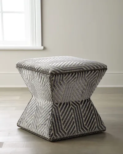 Massoud Alto Ottoman In Gray