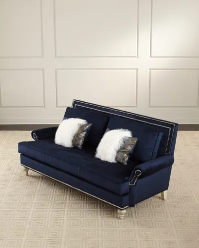 Massoud Royalton Sofa In Navy