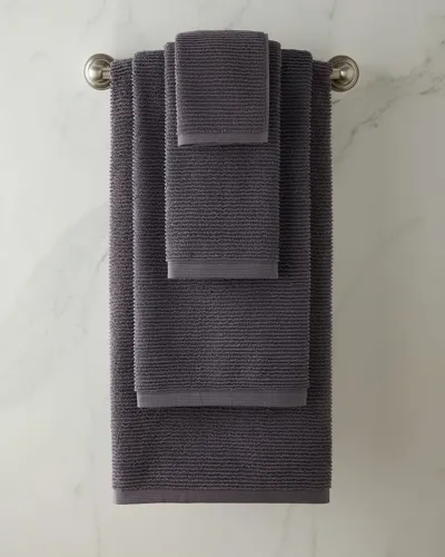 Matouk Aman Bath Towel In Anthracite