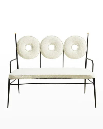 Jonathan Adler Us Rondo Bench In Natural