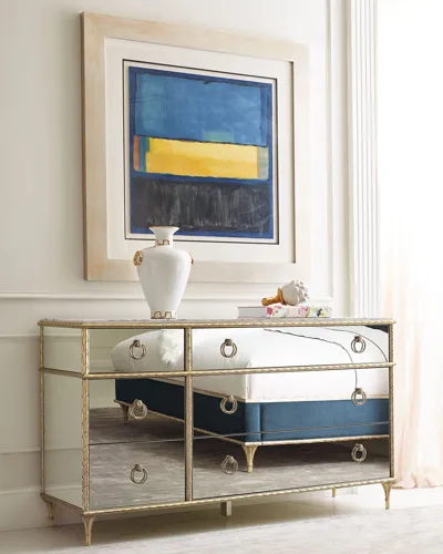 Caracole Fontainebleau Double Dresser In Aglow