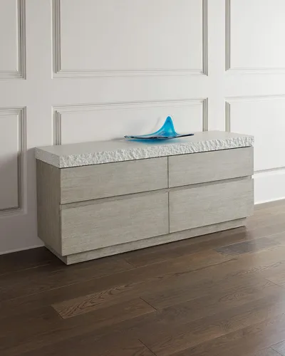 Bernhardt Ritter Dresser In Flint/sand Grey