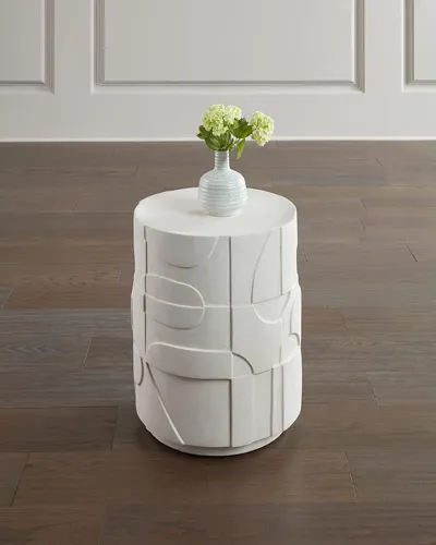 Bernhardt Zina Accent Table In Stone