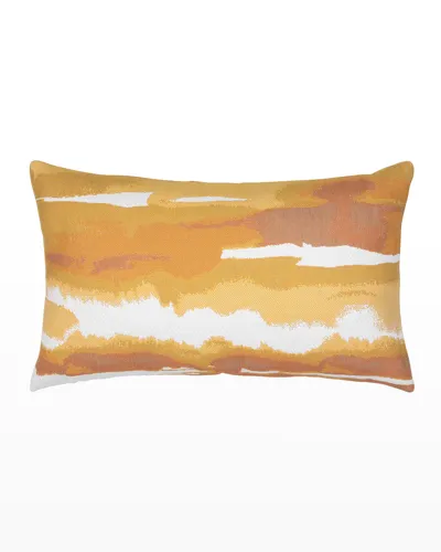 Elaine Smith Impression Outdoor Lumbar Pillow - 12" 20" In Sunrise