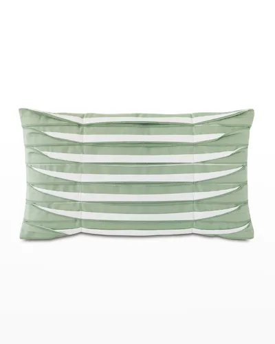 Eastern Accents Plisse Pleated Decorative Pillow - Small In Celadon