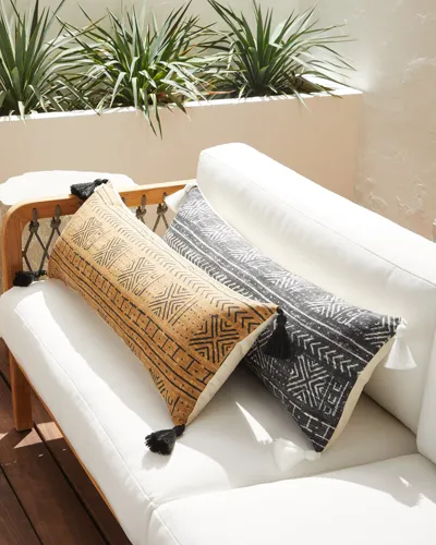 Eastern Accents Seydou Tassel Decorative Pillow In Natural