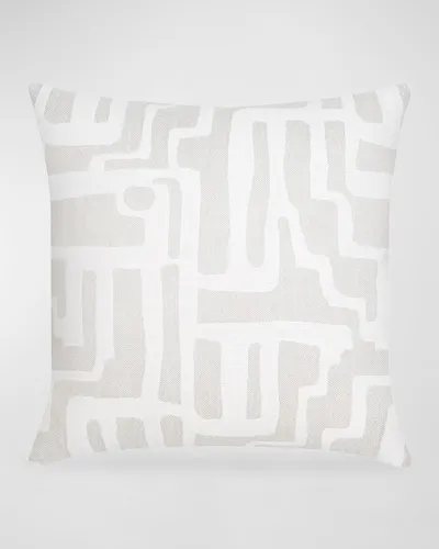 Elaine Smith Noble Outdoor Pillow In Alabaster