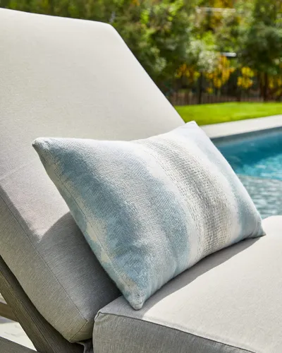 Elaine Smith Resilience Indoor/outdoor Pillow, 12" X 20" In Sky