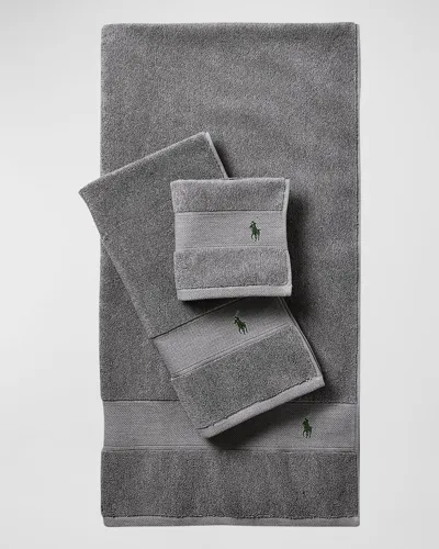 Ralph Lauren Polo Player Bath Towel In Barclay Heather