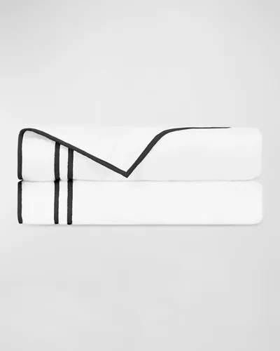 Home Treasures Ribbons Bath Mat In Wh/black