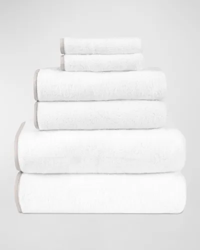 Home Treasures Bodrum 6-piece Towels Set In White Oyster