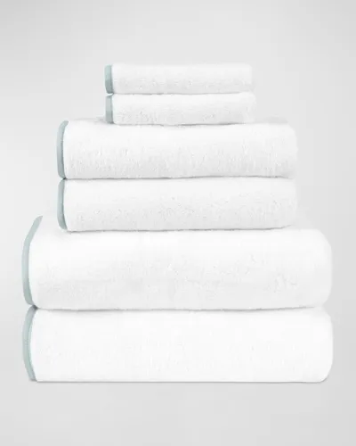 Home Treasures Bodrum 6-piece Towels Set In White Eucalipto