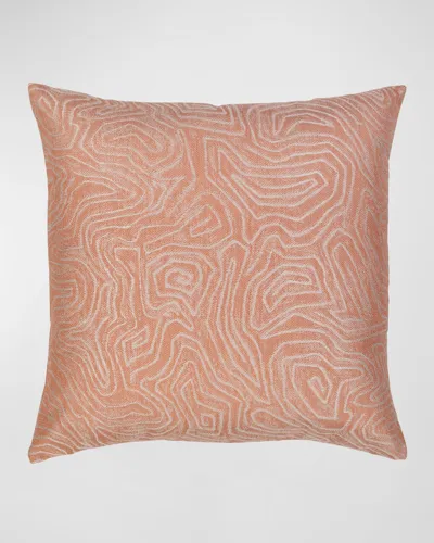 Elaine Smith Chari Indoor/outdoor Pillow, 20" Square In Spice