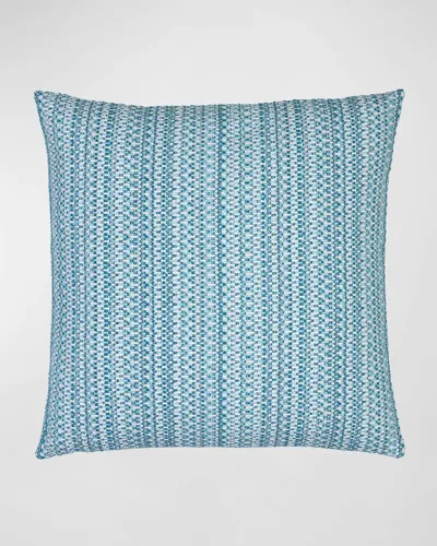 Elaine Smith Kaleidoscope Decorative Pillow, 20" Sq In Lagoon