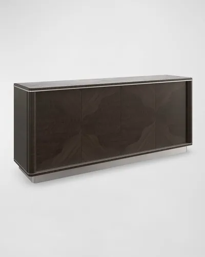 Caracole Fancy Face Sideboard In Brown, Gray