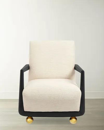 Jonathan Adler St. Germain Club Chair In White