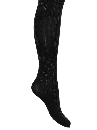 Wolford Studs Tights Socks In Black