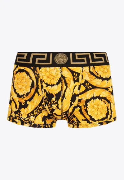 Versace Barocco Trunks In Multicolor