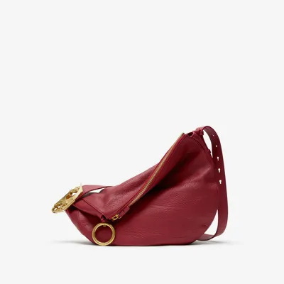 Burberry Medium Knight Bag In Ruby