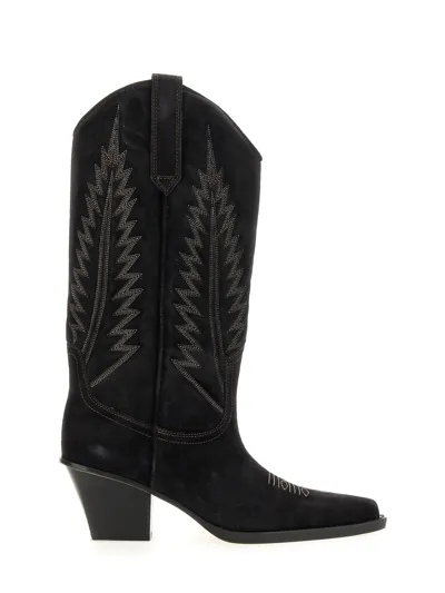 Paris Texas Boot "rosary" In Black