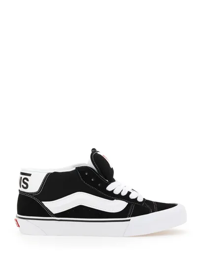 Vans Knu Mid Panelled Sneakers In Black