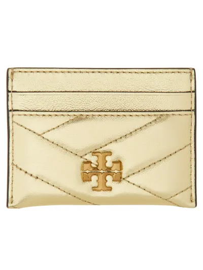 Tory Burch Kira Card Holder In Gold