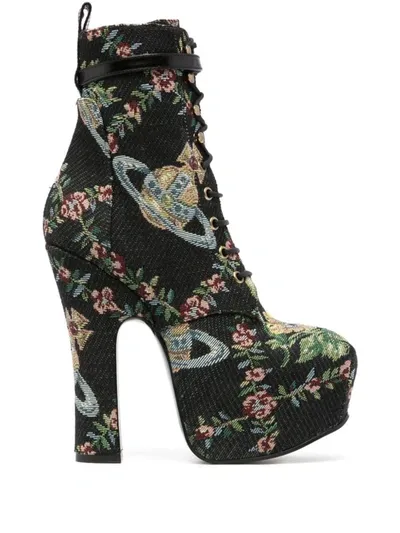 Vivienne Westwood Pleasure Platform Boots In Black