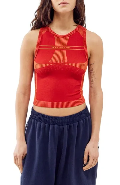 Iets Frans Lara Crop Tank In Red