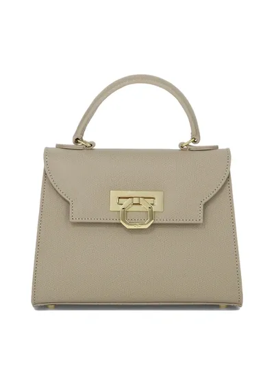 Carbotti "erika" Handbag In Beige