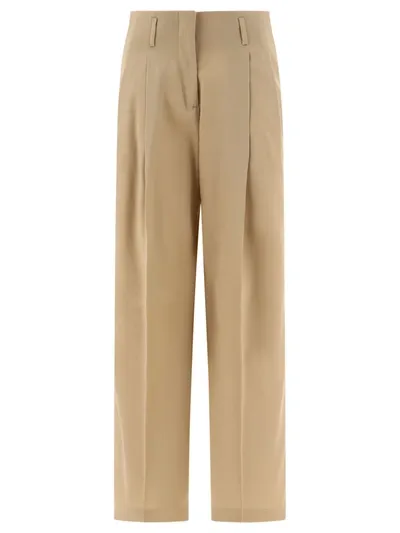 Golden Goose Flavia Wide Leg Pants In Brown