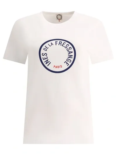 Ines De La Fressange T-shirt With Logo In White