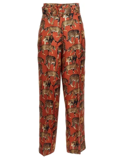 Alberto Biani Giaguaro Pants In Multicolor